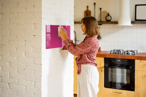 Tableau magnétique Couleur rose intense
