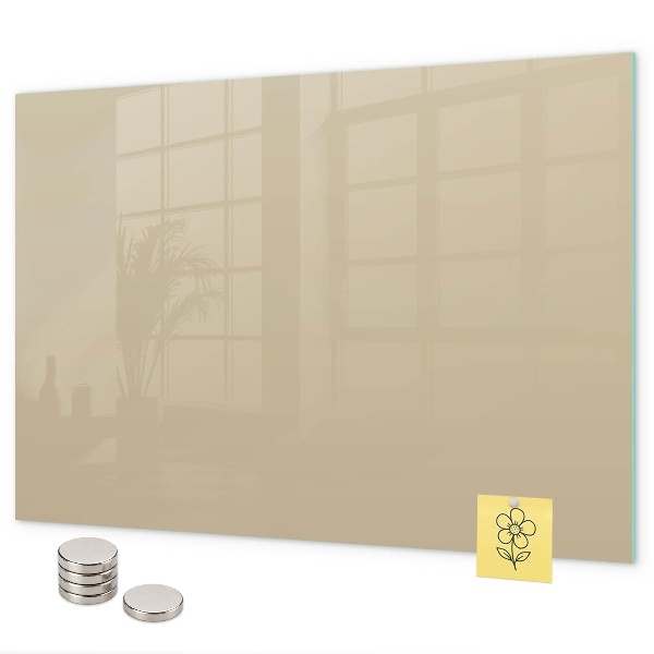 Tableau magnétique mural couleur beige