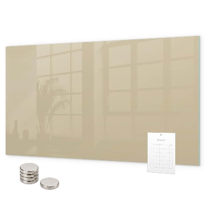 Tableau magnétique mural couleur beige