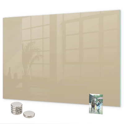 Tableau magnétique mural couleur beige