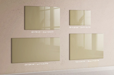 Tableau magnétique mural couleur beige