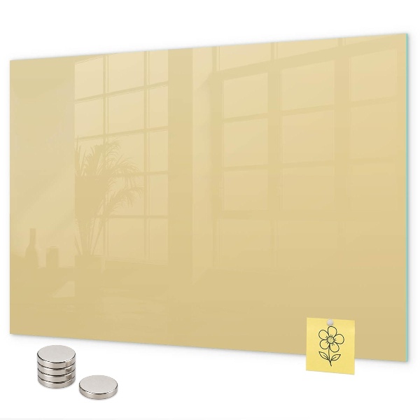 Tableau magnétique couleur crème