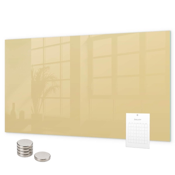 Tableau magnétique couleur crème