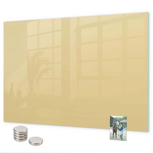 Tableau magnétique couleur crème