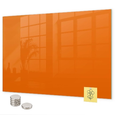 Tableau magnétique couleur orange