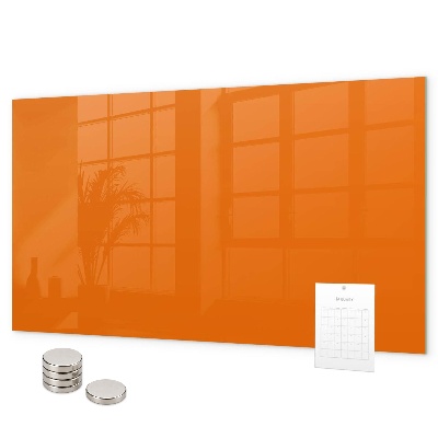 Tableau magnétique couleur orange