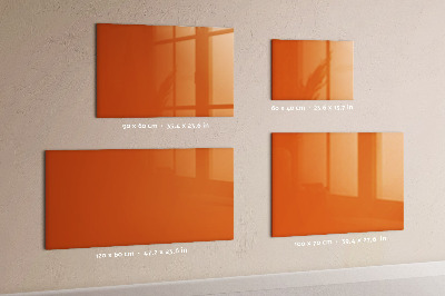 Tableau magnétique couleur orange