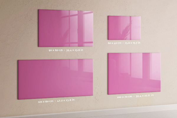 Tableau magnétique mural Rose