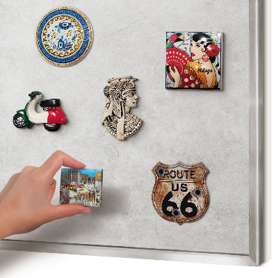 Tableau magnétique décoratif avec cadre argenté Élégance grise