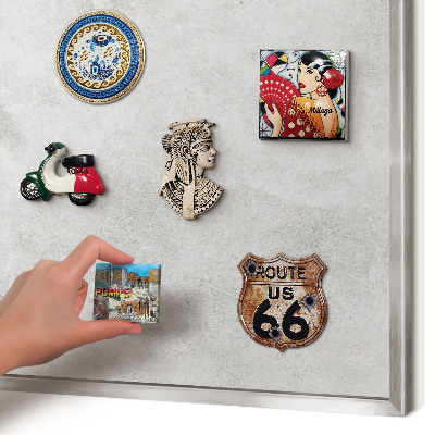 Tableau magnétique décoratif avec cadre argenté Élégance grise