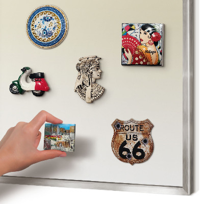 Tableau magnétique décoratif avec cadre argenté Dégradé crème