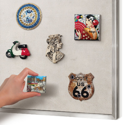 Tableau magnétique décoratif avec cadre argenté Élégance grise