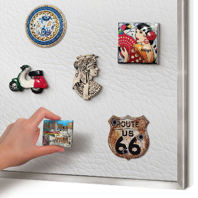 Tableau magnétique décoratif avec cadre argenté Texture élégante