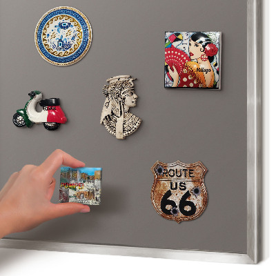Tableau magnétique décoratif avec cadre argenté Gris foncé
