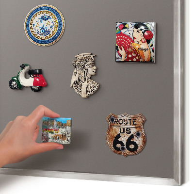Tableau magnétique décoratif avec cadre argenté Gris foncé