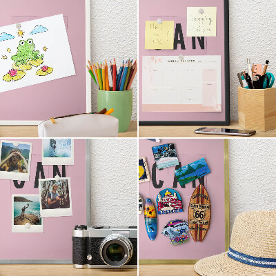 Tableau magnétique avec cadre de couleur dorée De la motivation au quotidien