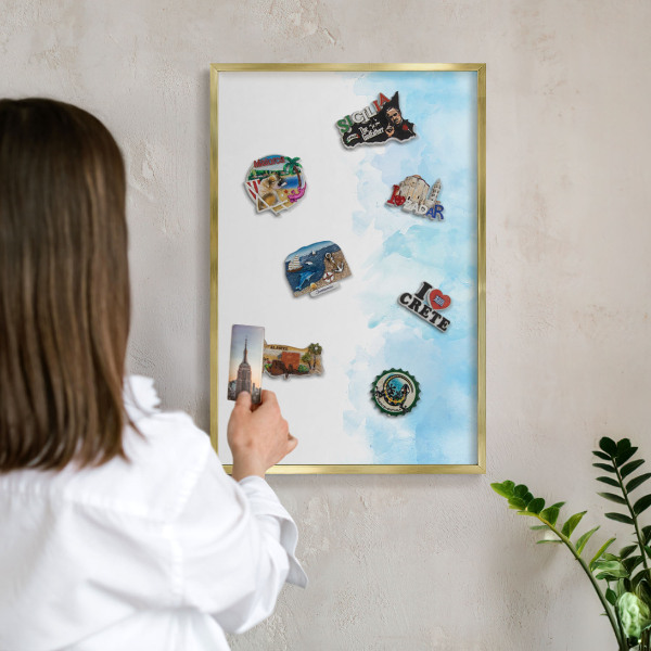 Tableau pour aimants cadre doré Paysage relaxant