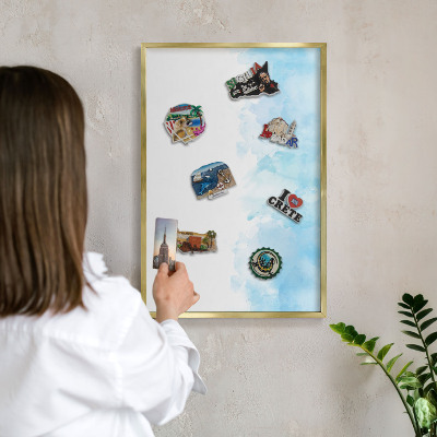 Tableau pour aimants cadre doré Paysage relaxant