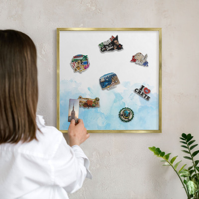 Tableau pour aimants cadre doré Paysage relaxant