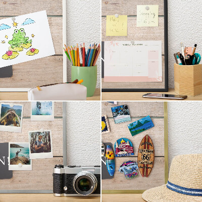 Tableau magnétique avec cadre de couleur dorée De la motivation au quotidien