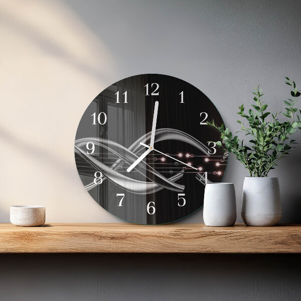 Horloge ronde Abstraction