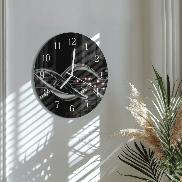 Horloge ronde Abstraction