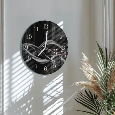 Horloge ronde Abstraction