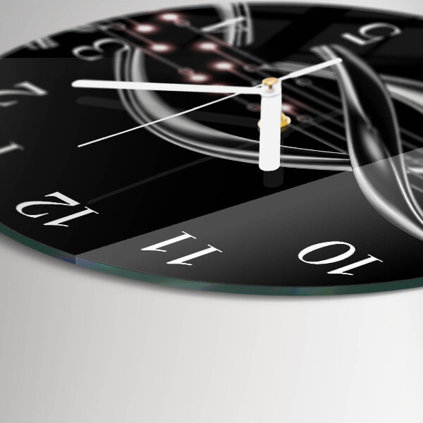 Horloge ronde Abstraction