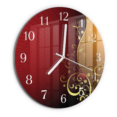 Horloge ronde Abstraction