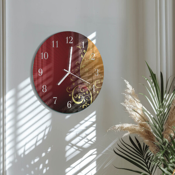 Horloge ronde Abstraction