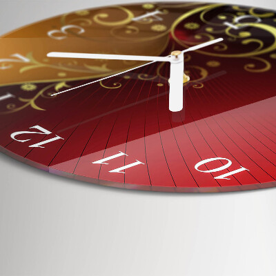 Horloge ronde Abstraction