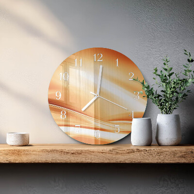 Horloge ronde Abstraction