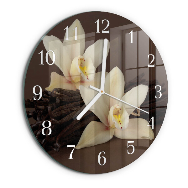 Horloge ronde Vanille