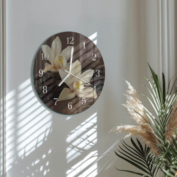 Horloge ronde Vanille