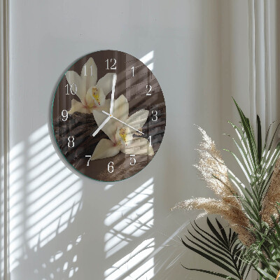 Horloge ronde Vanille