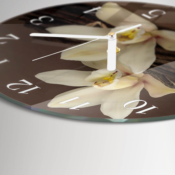 Horloge ronde Vanille