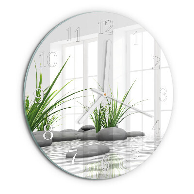 Horloge ronde Pierres
