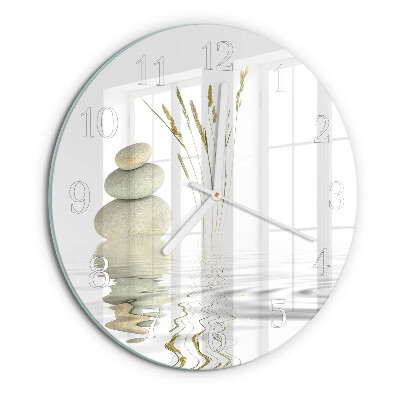 Horloge ronde Pierres