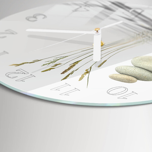 Horloge ronde Pierres