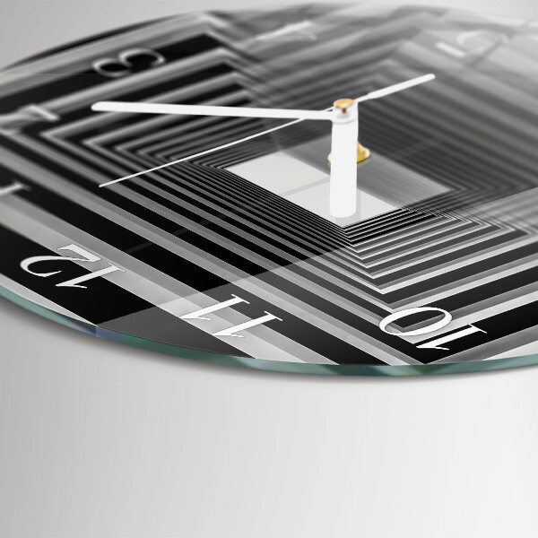 Horloge ronde Tunnel 3D