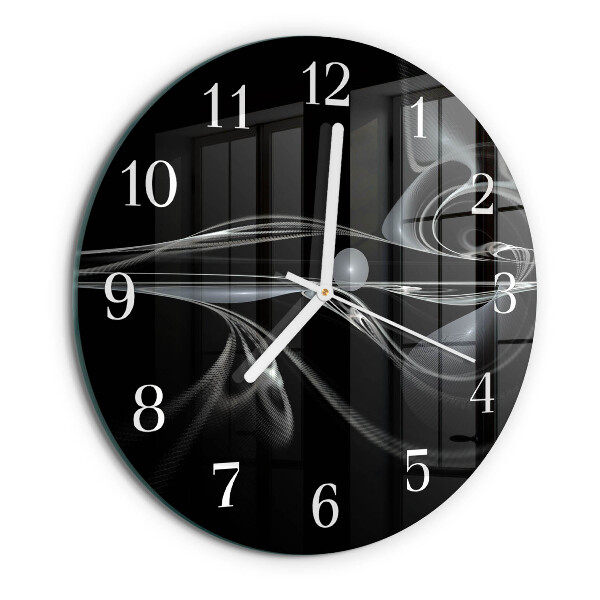 Horloge ronde Abstraction