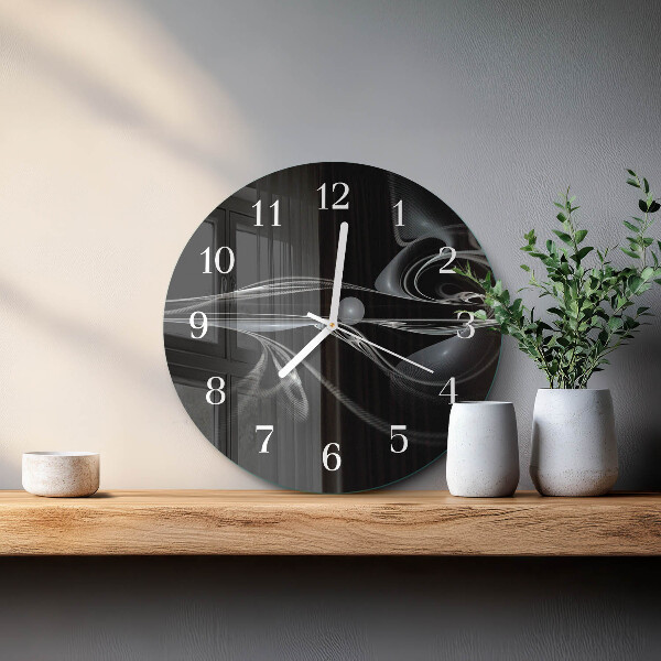 Horloge ronde Abstraction