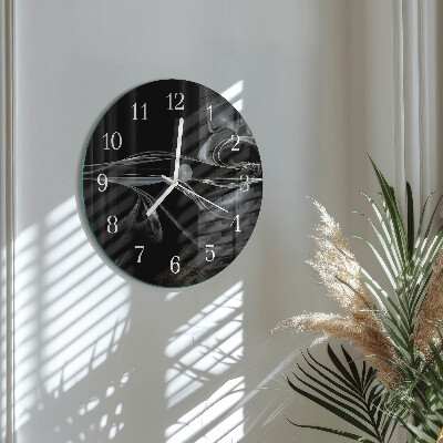 Horloge ronde Abstraction