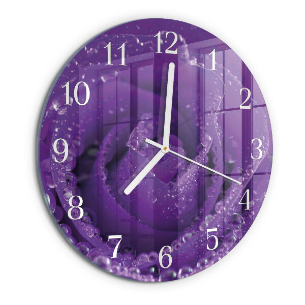 Horloge ronde Rose