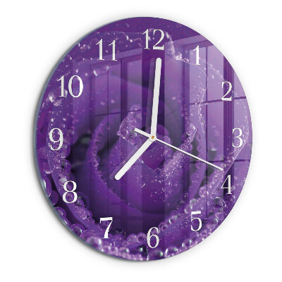 Horloge ronde Rose
