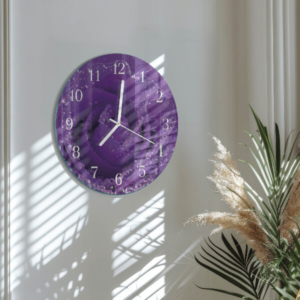 Horloge ronde Rose