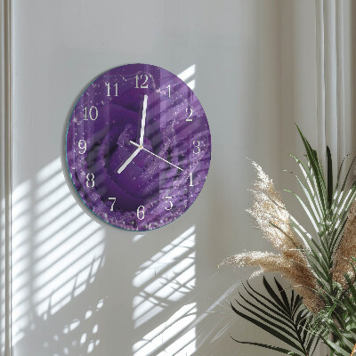 Horloge ronde Rose