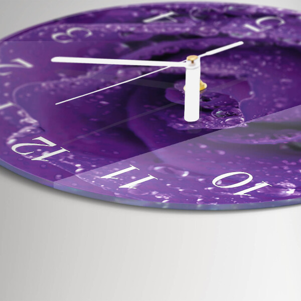 Horloge ronde Rose