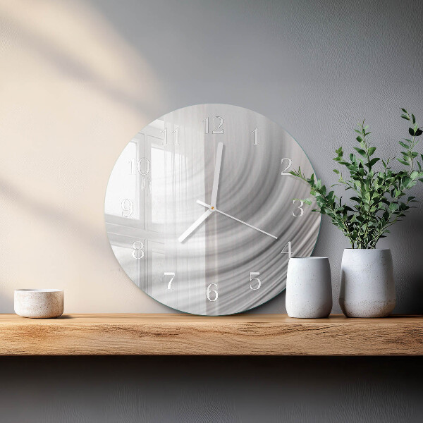 Horloge ronde Abstraction