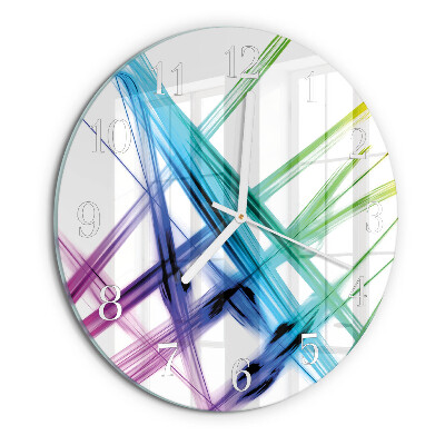 Horloge ronde Abstraction